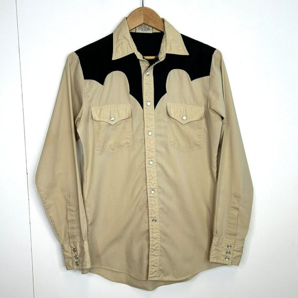 Saturdays In California Other - VTG Saturdays In California Shirt Western Rockabilly Hipster Pearl Snap Small